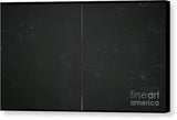 Blackboard Divided - Canvas Print