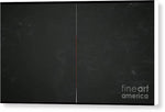 Blackboard Divided - Canvas Print