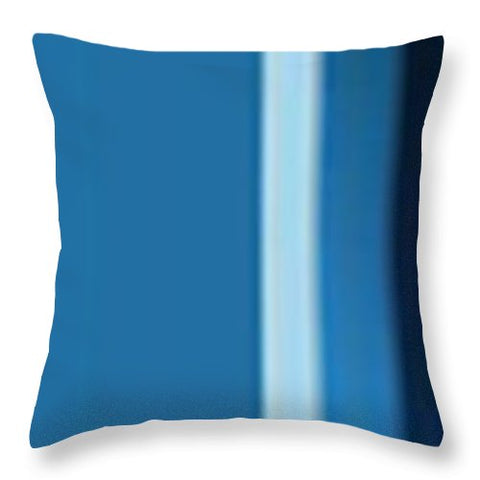 Blue Plank  - Throw Pillow