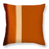 Orange Plank - Throw Pillow