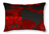 Red Cube - Throw Pillow