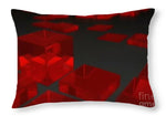 Red Cube - Throw Pillow