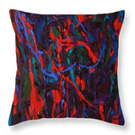 Red Panel - Throw Pillow