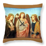 The Three Archangel - Throw Pillow