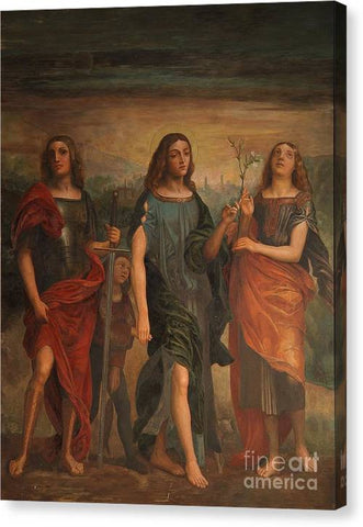 The Three Archangels - Canvas Print