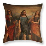 The Three Archangels - Throw Pillow