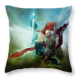 Saint Michael - Throw Pillow