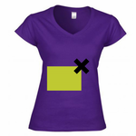 T-shirt Donna Scollo v XYellow