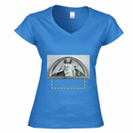 T-shirt Donna Scollo v angel12