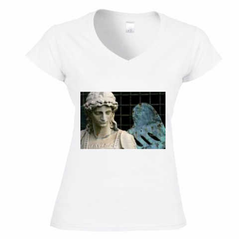 T-shirt Donna Scollo v statua16