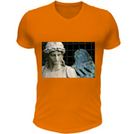 T-Shirt Scollo V statua16