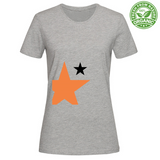 T-Shirt Woman Organic stellaarancio