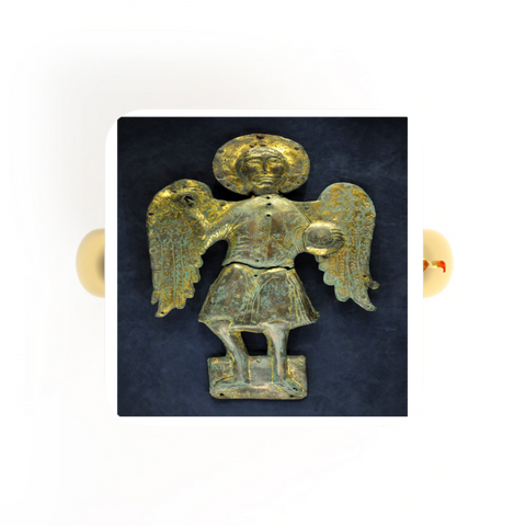 Anello in Lega Dorata angel5