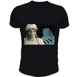 T-Shirt Scollo V statua16