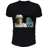 T-Shirt Scollo V statua16