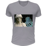 T-Shirt Scollo V statua16