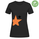 T-Shirt Woman Organic stellaarancio