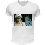 T-Shirt Scollo V statua16