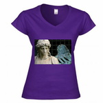 T-shirt Donna Scollo v statua16