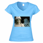 T-shirt Donna Scollo v statua16