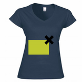 T-shirt Donna Scollo v XYellow