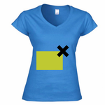 T-shirt Donna Scollo v XYellow