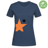 T-Shirt Woman Organic stellaarancio