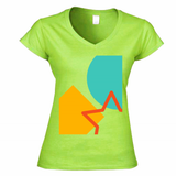 T-shirt Donna Scollo v modern1