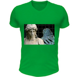 T-Shirt Scollo V statua16