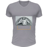 T-Shirt Scollo V angel12