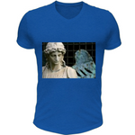 T-Shirt Scollo V statua16