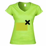 T-shirt Donna Scollo v XYellow