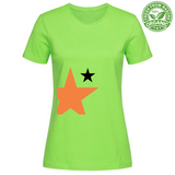 T-Shirt Woman Organic stellaarancio