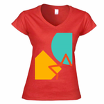 T-shirt Donna Scollo v modern1