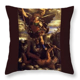 Saint Michael  - Throw Pillow