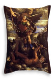 Saint Michael  - Throw Pillow