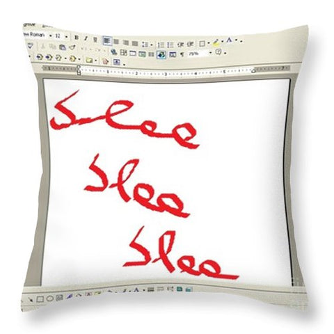 Blaa blaa - Throw Pillow