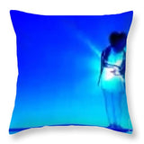 Blu Star 1 - Throw Pillow