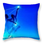 Blu Star 5 - Throw Pillow