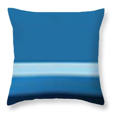 Blue Plank - Throw Pillow