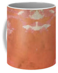 Butterfly on Red - Mug