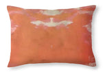 Butterfly on Red - Throw Pillow