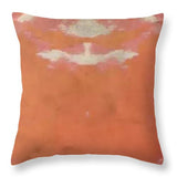 Butterfly on Red - Throw Pillow