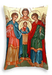 Byzantine Archangels - Throw Pillow