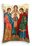 Byzantine Archangels - Throw Pillow