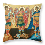 Byzantine Icon - Throw Pillow