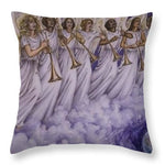 Cloud of Seven Archangel - Throw Pillow