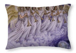 Cloud of Seven Archangel - Throw Pillow