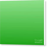 Green Square - Canvas Print