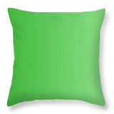 Green Tablet - Throw Pillow